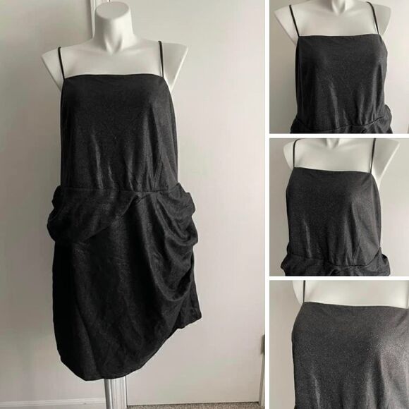 NWT Shimmer Black Tinkerbell Dress, Size XXL/24, City Chic - Picture 1 of 8